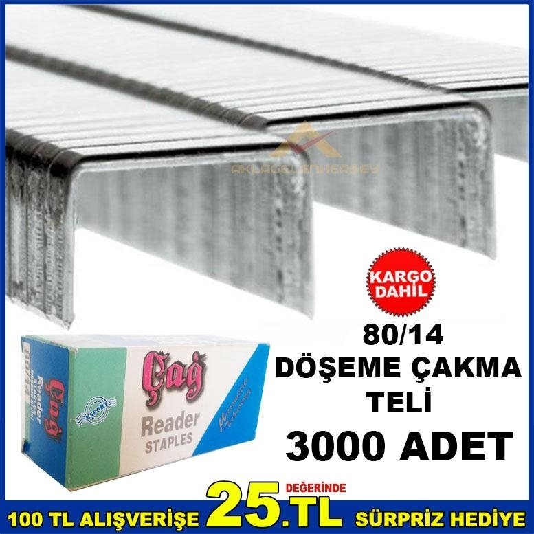 3000 ADET MOBİLYACI EL ZIMBA MAKİNESİ ÇAKMA TELİ