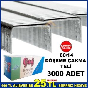 3000 ADET MOBİLYACI EL ZIMBA MAKİNESİ ÇAKMA TELİ