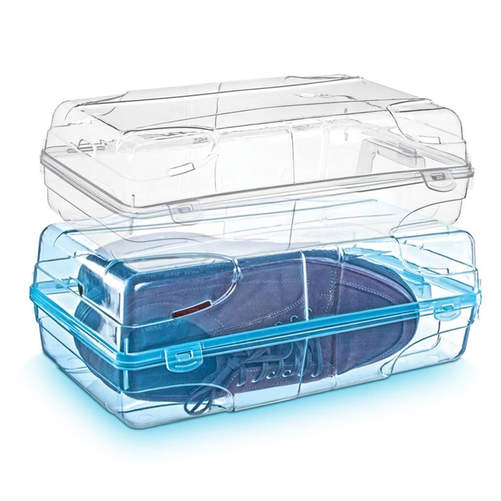 Erkek Ayakkabı Kutusu Ayakkabı Koruyucu 36x21x14cm Bay Ayakkabı Koruma Saklama Kutusu NefesAlan Kap