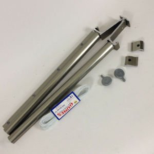 8cm Köşeli balkon küpeşte profiline monte çamaşır Kurutmalık ömür boyu paslanmaz alüminyumdan üretim