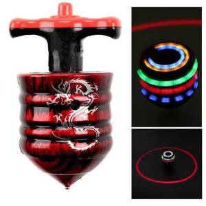 Led Işıklı Müzikli Topaç Çocuklar İçin Eğlenceli Oyuncaklar