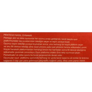 Pentastrateji Zeka İle Strateji Oyunu Pentago Oyunu 3+ Yaş