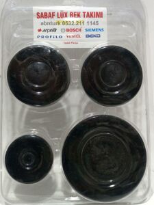 4 Gözlü Çakmaklı Ocak için Bek Takımı Emaye Kapaklı Tüplü,Doğalgazlı Ocak Fırın 8 parça TamSet Takım