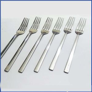 6 Adet Sarmaşık Model Paslanmaz Çelik Rostfrei Yemek Çatalı Seti