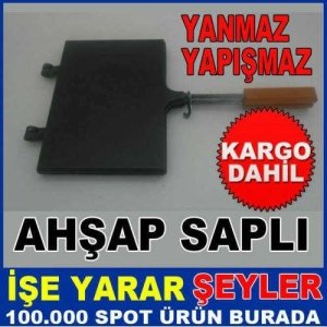 YANMAZ YAPIŞMAZ İÇİ DIŞI TEFLON OCAKÜSTÜ TOST MAKİNESİ IZGARA