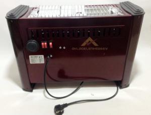 2+1 3 ÇUBUKLU ŞÖMİNE TİPİ 1800W GÜCÜNDE QUARTZ ELEKTRİKLİ SOBA