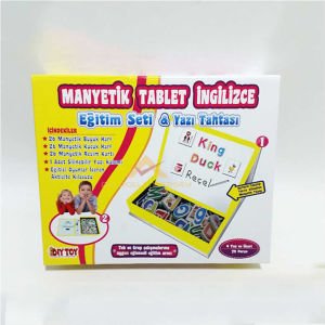 MANYETİK TABLET İNGİLİZCE EĞİTİM SETİ YAZI TAHTASI