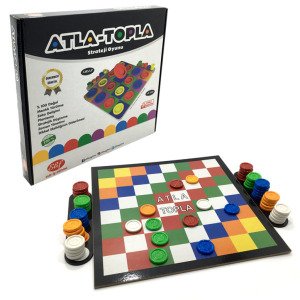 Ahşap Atla Topla Oyunu Strateji Zeka Oyunu Zıp Zıp Oyunu +5 Yaş