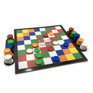 Ahşap Atla Topla Oyunu Strateji Zeka Oyunu Zıp Zıp Oyunu +5 Yaş