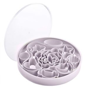 14 Parça Eğlenceli Pratik Hamur Şekillendirici Kurabiye Kalıbı