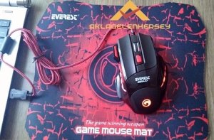EVEREST OYUNCU MOUSE VE MOUSEPAD SETİ SGM-X7