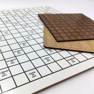 Ahşap Kelime Oyunu Scrabble Türkçe Kelime Avı Kelime Üretme Oyunu