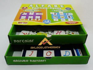 ALFABE 114 PRÇ BÜYÜK KÜÇÜK HARFLİ TOMBALA OYUNU