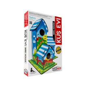 2698 Kumtoys Ahşap Kuş Evi Boyama