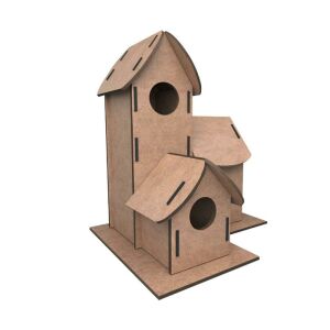 2698 Kumtoys Ahşap Kuş Evi Boyama