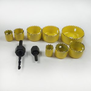 11 Parça Alaşım Çelikten Üretim Garantili Alçıpan Delme Panç Seti