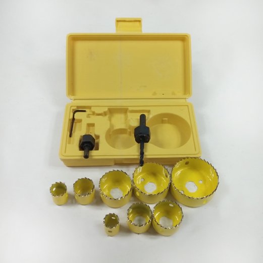 11 Parça Alaşım Çelikten Üretim Garantili Alçıpan Delme Panç Seti