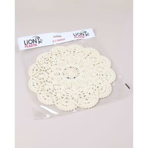 LİON Plastik Silikon 2 Li Nihale Delikli Dekoratif Desenli D-Raf