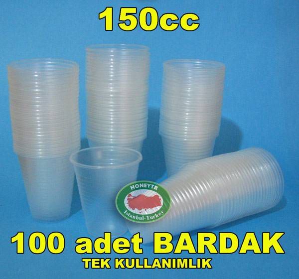 100 adet BARDAK GÜNÜBİRLİK ÇOK AMAÇLI KULLANIM