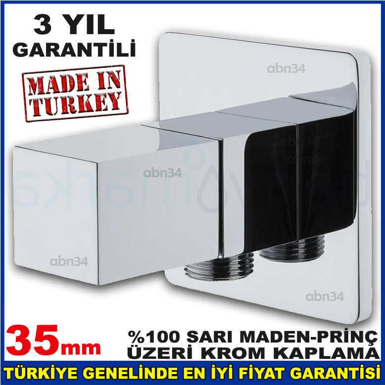 Modern tasarım kare taharet musluğu,90° 1/2