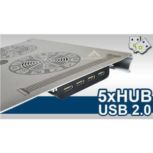 İNCA INC-354BX ALÜMİNYUM PANEL SÜPER SESSİZ CİFT FANLI 7''-17'' NOTEBOOKLAR İÇİN NOTEBOOK SOĞUTUCU