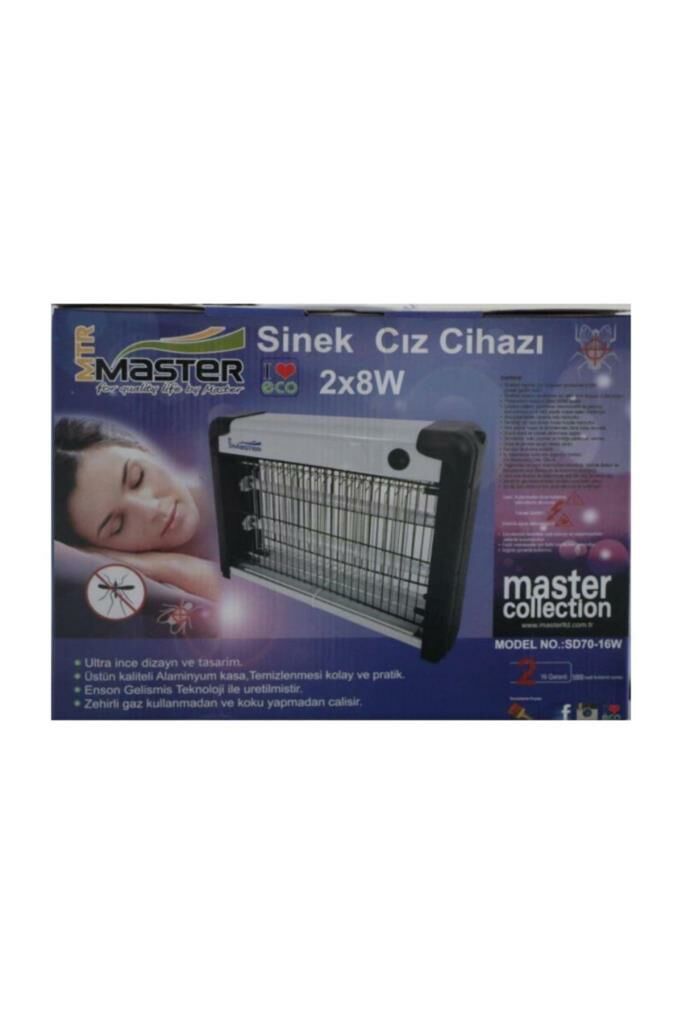 Master Elektrikli 2x8W UVA Sinek Cız Cihazı