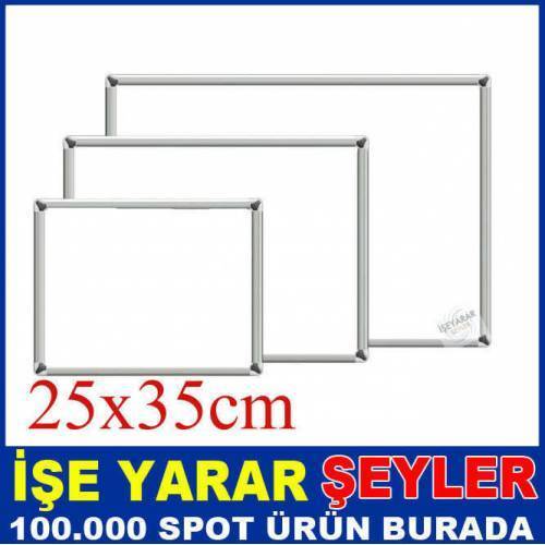 Metal Çerçeveli 25x35cm Askılı Yazı Tahtası