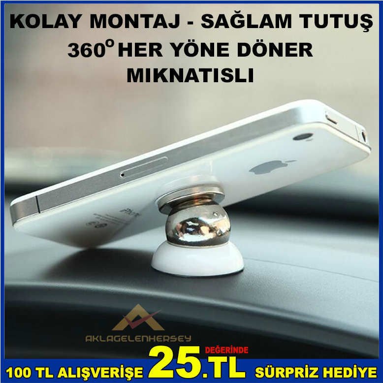 OTO ARAÇ İÇİ MIKNATISLI CEP TELEFON TUTACAĞI