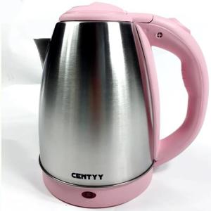 Pembe Centyy Paslanmaz Çelik 1.8 Litre Kettle Su Isıtıcısı Gizli rezistans
