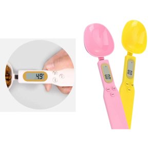Dijital Hassas Kaşık Terazisi 500/0.1gr Mutfak Tartısı Elektronik Kaşık Terazi