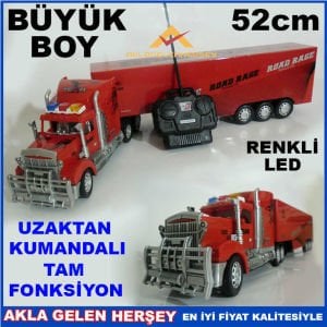 52cm BÜYÜK BOY UZAKTAN KUMANDALI KASALI TIR