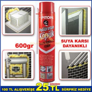 Büyük Boy 600gr Poliüretan Köpük HACİM KAYBINA UGRAMAZ ÇOK AMAÇLI ALEV ALMAZ POLİÜRETAN DOLGU KÖPÜĞÜ