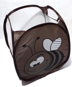 Katlanabilir Oyuncak Selesi veya Kirli Çamaşır Sepeti 25x39x32   Çok Amaçlı Çocuk Desenli Sepet