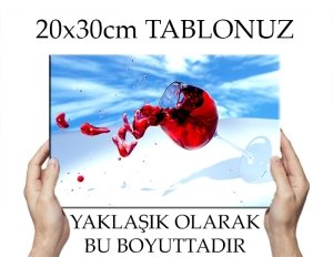 ŞARABIN AKIŞI 7 değişen ölçü ORİJİNAL KANVAS TABLO