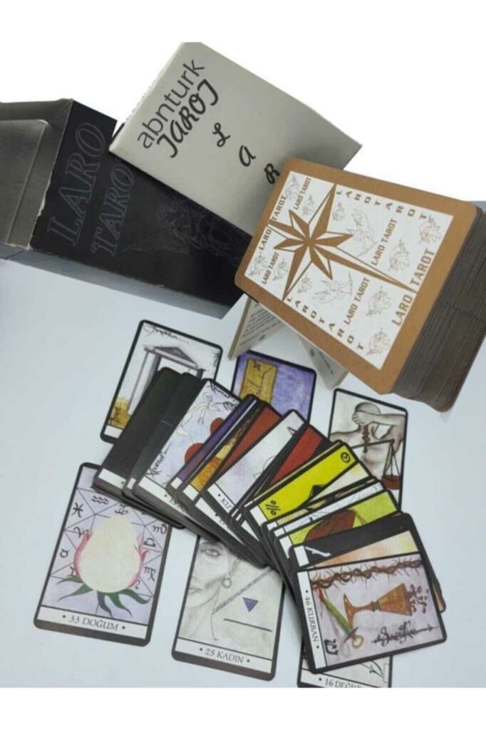 Yeni Üretim Kaliteli Tarot Kartları 78 Kart Ve Tarot Kitabı Tam Set Orijinal Takım Standart Boyut