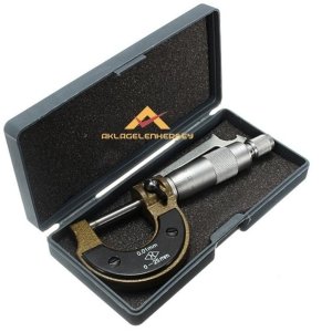 0.01mm HASSASİYET MEKANİK MİKROMETRE ÖLÇÜM ALETİ