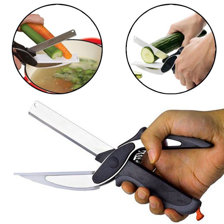 Doğrama Bıçağı Paslanmaz Çelik Mutfak Bıçağı Gıda Makası Doğrayıcı Sebze Meyve Kesme Makası