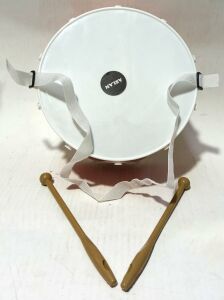 Asılabilir İpli 25x25x12cm Ebatta Plastikten Üretim Oyuncak Davul