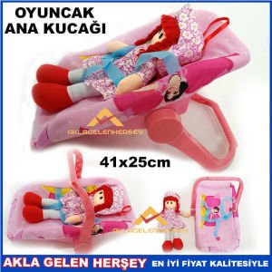 BEBEKLİ OYUNCAK ANA KUCAĞI BEBEK TAŞIMA PUSETİ