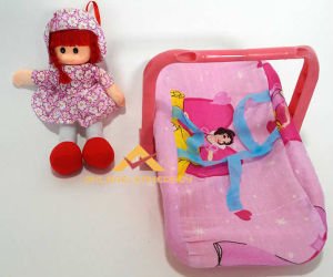 BEBEKLİ OYUNCAK ANA KUCAĞI BEBEK TAŞIMA PUSETİ