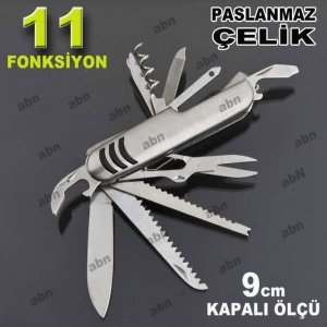 İSVİÇRE TEKNOLOJİSİ YAŞAM ÇAKISI 11 fonks ÇELİK KAMP ÇAKISI
