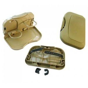 OTO KOLTUK BAŞLIĞINA TAKILAN 2 BARDAK TUTABİLEN KATLANABİLİR TEPSİ