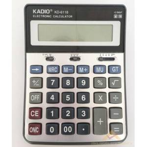 Kadıo 6118 Büyük Boy Metal Yüzey Hesap Makinesi