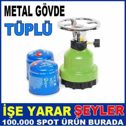 Orgaz Metal Gövde Mini Kamp Ocak Ve Gaz Seti