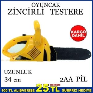 MİNİK USTALAR İÇİN OYUNCAK ZİNCİRLİ TESTERE