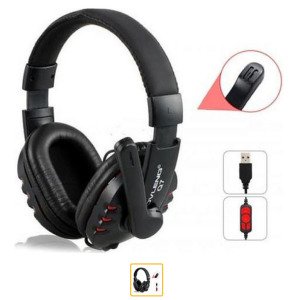 Ovleng Q7 Profesyonel Mikrofonlu Usb Girişli Gaming Kulaklık 2mt Pc Gamer Kulaklık Oyuncu Kulaklığı