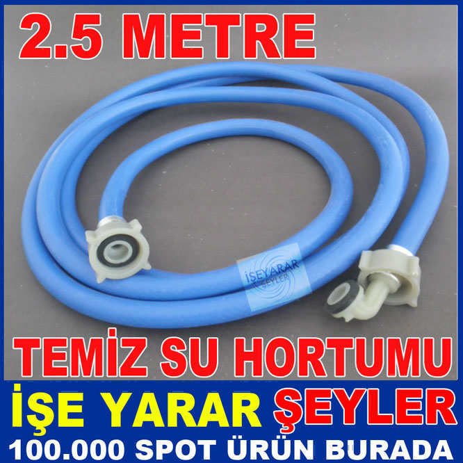 2.5 METRE ÇAMAŞIR MAKİNESİ TEMİZ SU HORTUMU