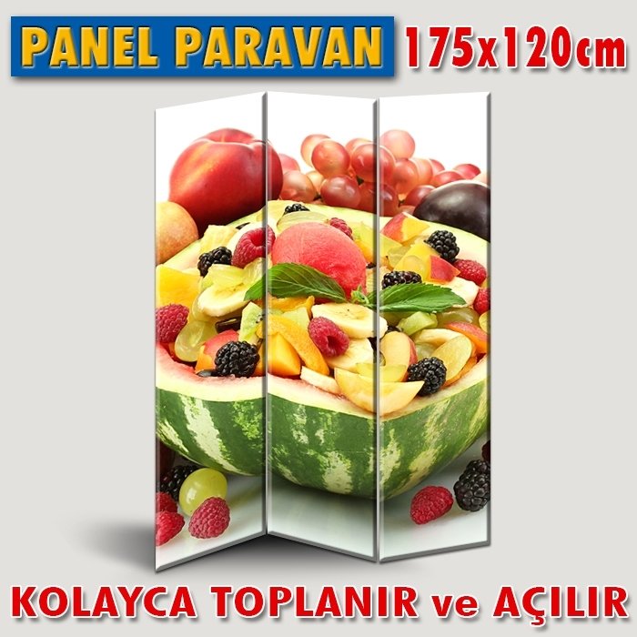 GÖRSELLİ KATLANIR PANEL BÖLME SİSTEMİ - MEYVELER 4