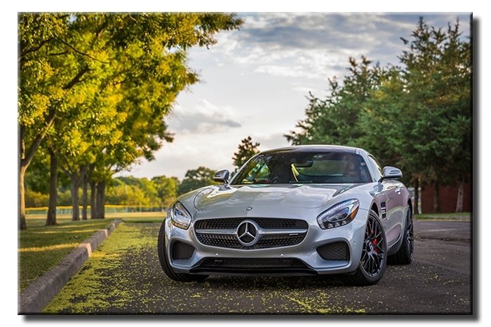 MERCEDES AMG 6 değişen ölçü ORİJİNAL KANVAS TABLO