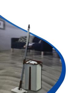 5 Paspaslı Microfiber Tablet Mop Yılın 1 Numara Temizlik Seti Temizlik Seti 6+6=12 Lt Kova+Metal Sap